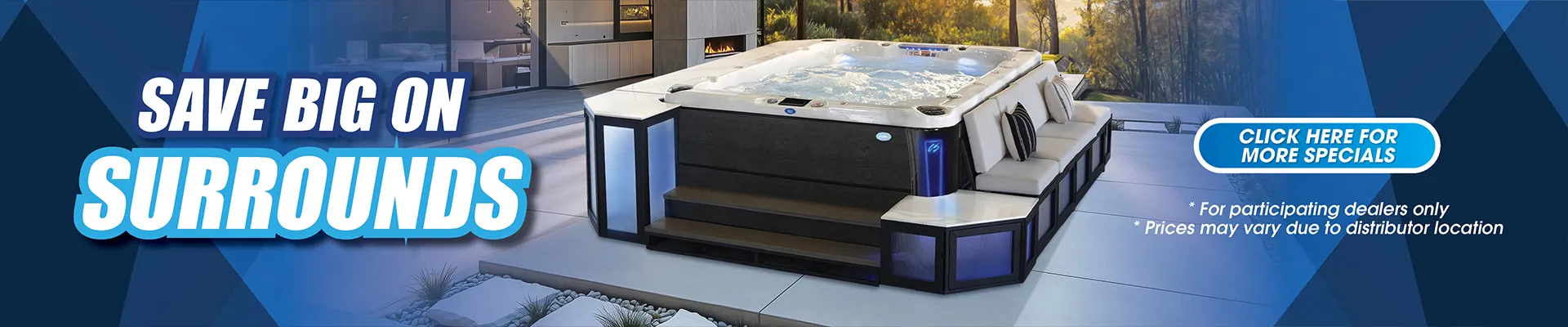Calspas hot tub being used in a family setting - Picorivera